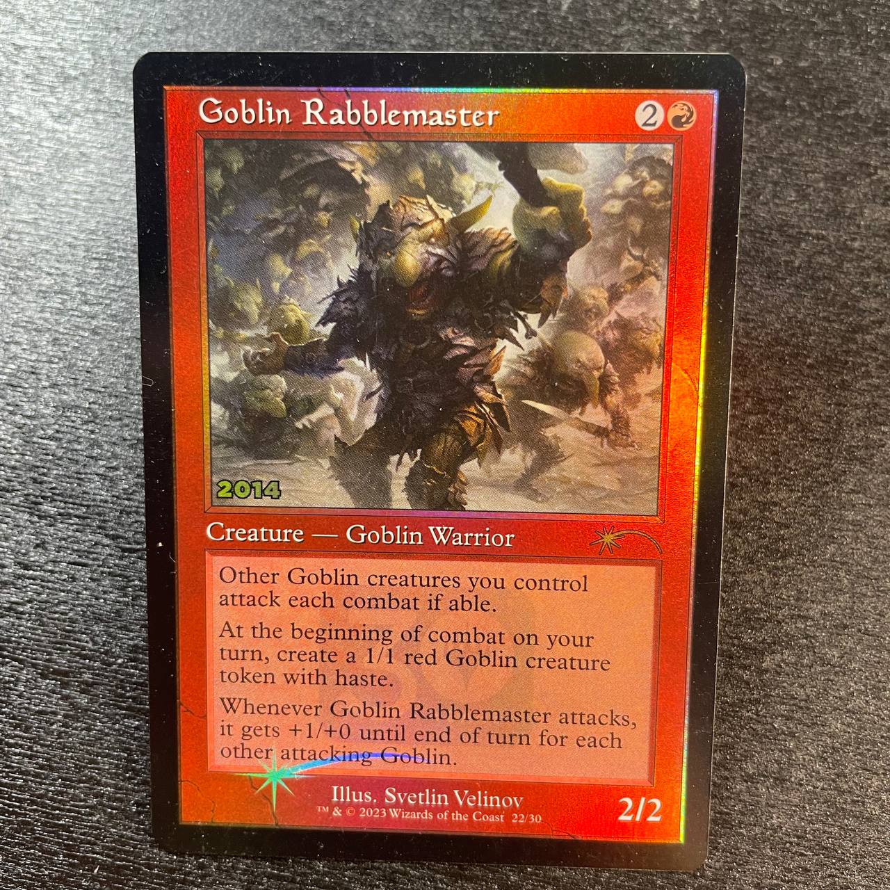 Goblin Rabblemaster FOIL promo