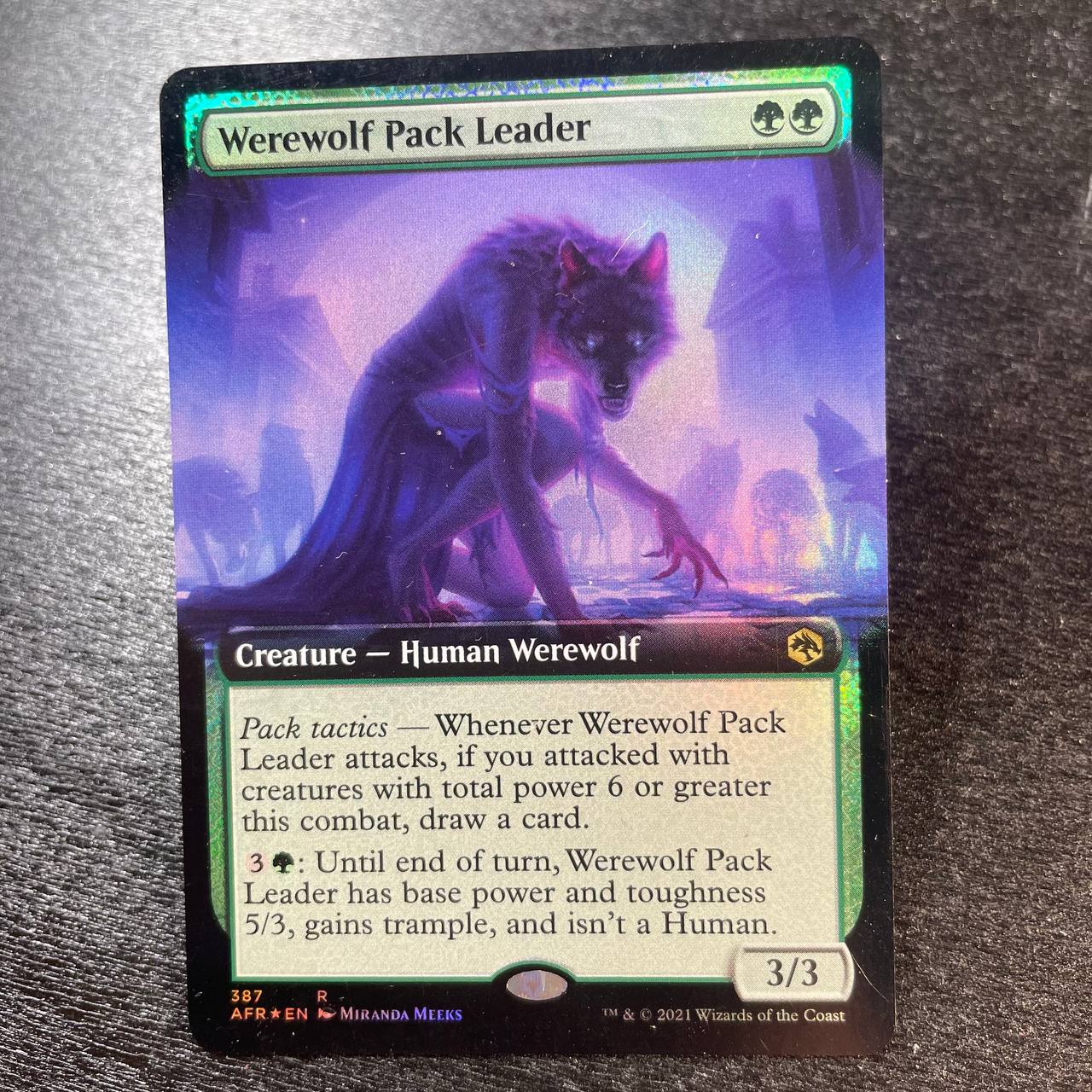 Werewolf Pack Leader FOIL (extended)