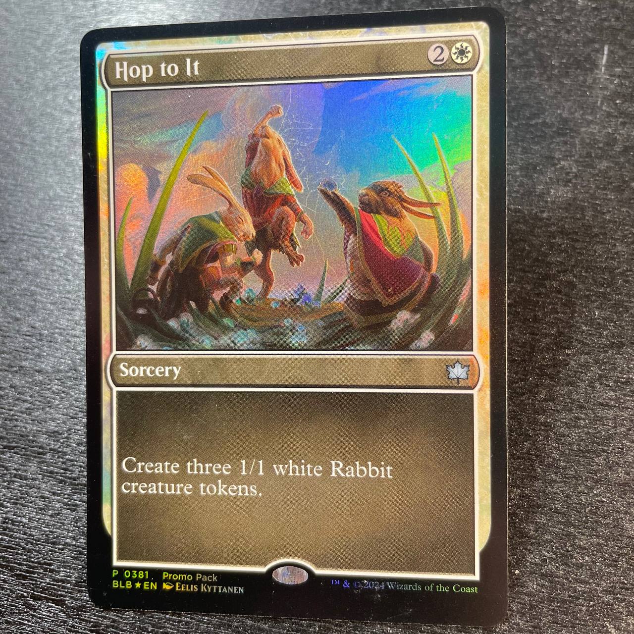 Hop to It FOIL promo