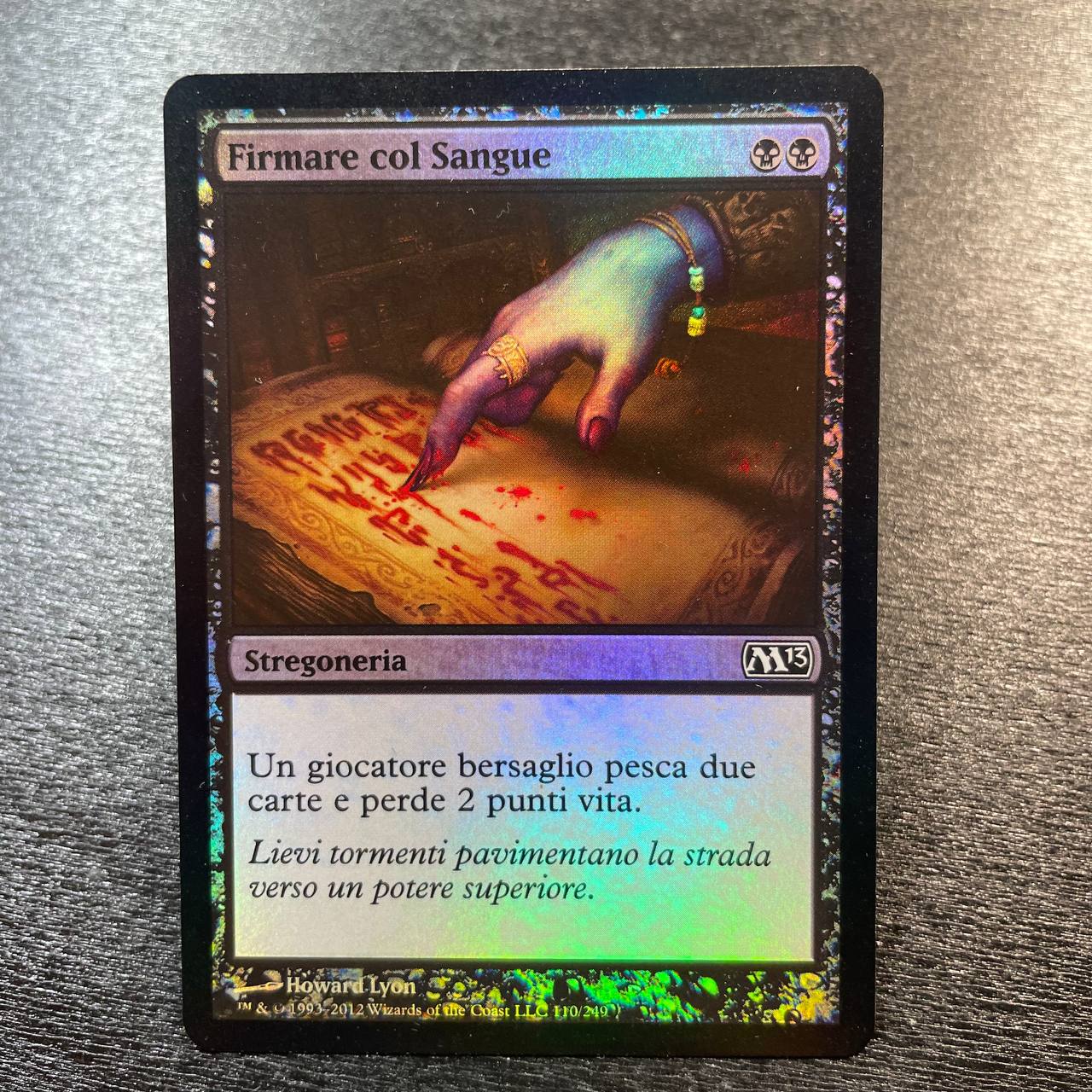 Sign in Blood FOIL (it)