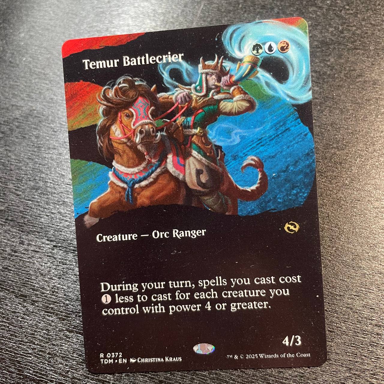 Temur Battlecrier (borderless)