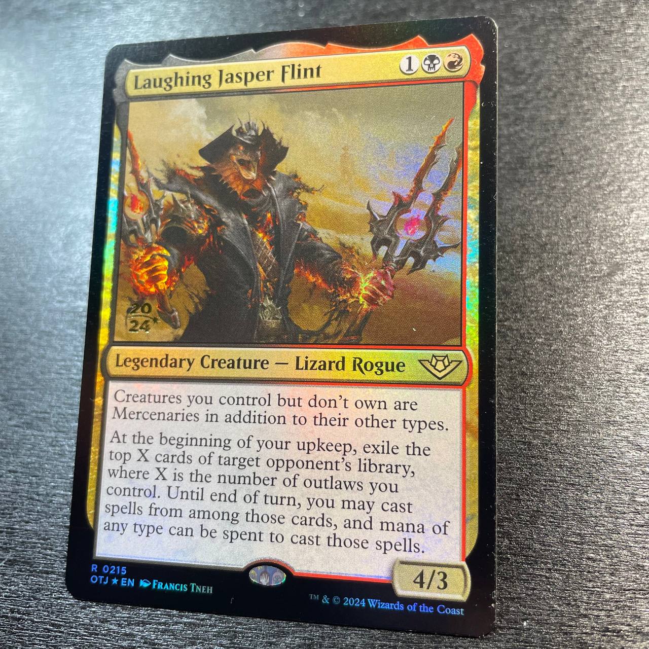 Laughing Jasper Flint FOIL prerelease