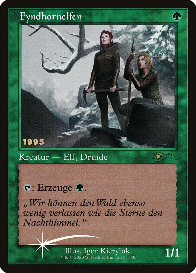 Fyndhorn Elves FOIL promo (de exclusive)