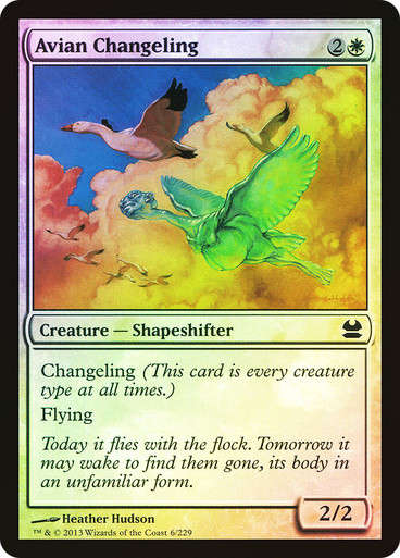 Avian Changeling FOIL