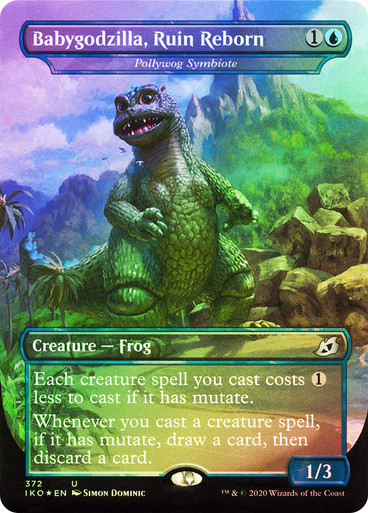 Pollywog Symbiote (Babygodzilla, Ruin Reborn) FOIL
