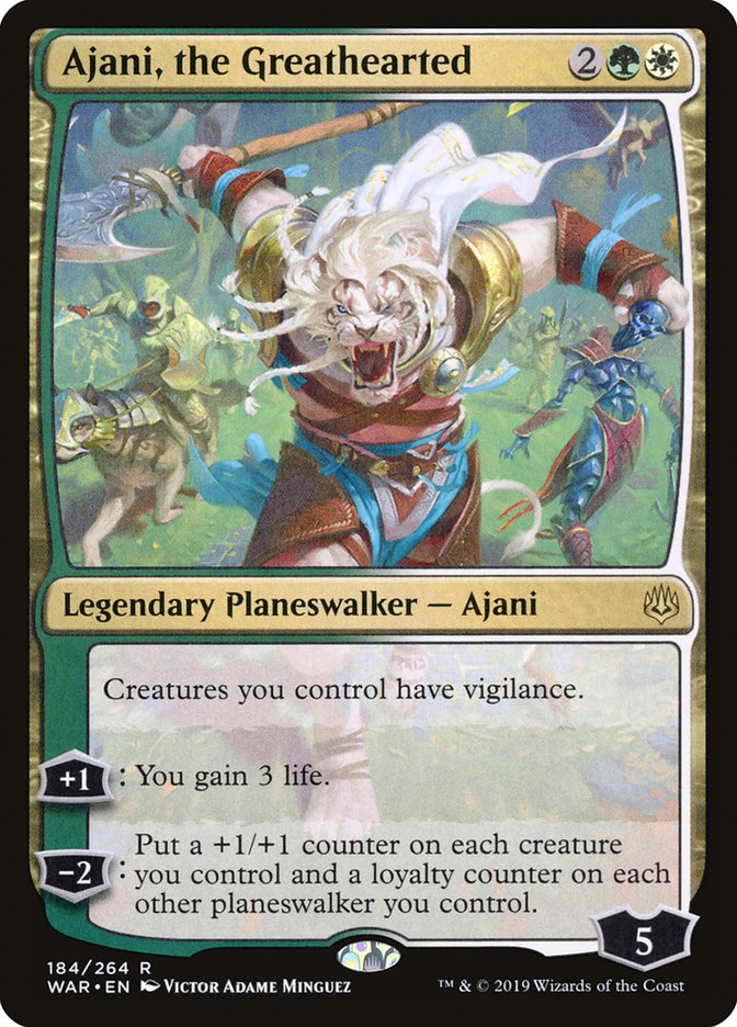 Ajani, the Greathearted (ru)