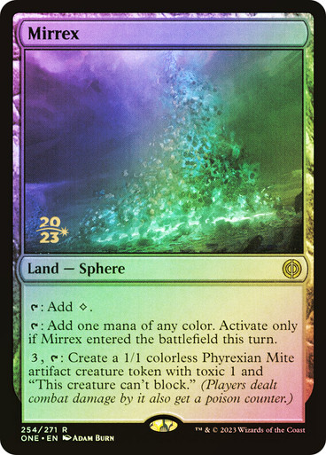 Mirrex FOIL prerelease