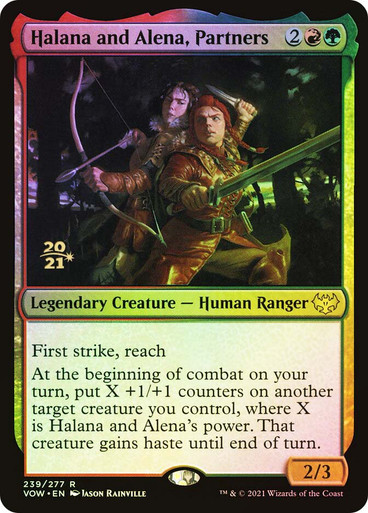 Halana and Alena, Partners FOIL prerelease (ru)