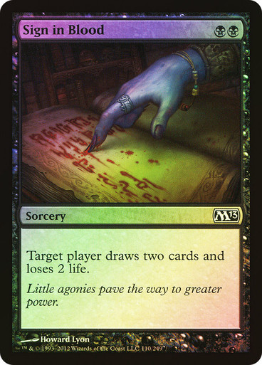 Sign in Blood FOIL (it)