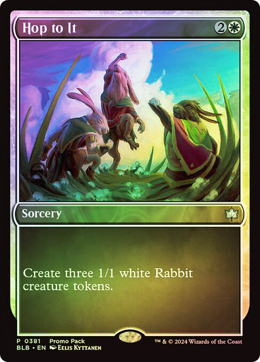 Hop to It FOIL promo