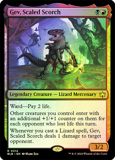 Gev, Scaled Scorch FOIL