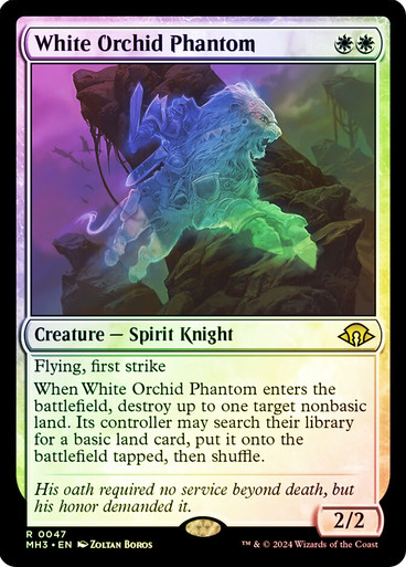White Orchid Phantom FOIL