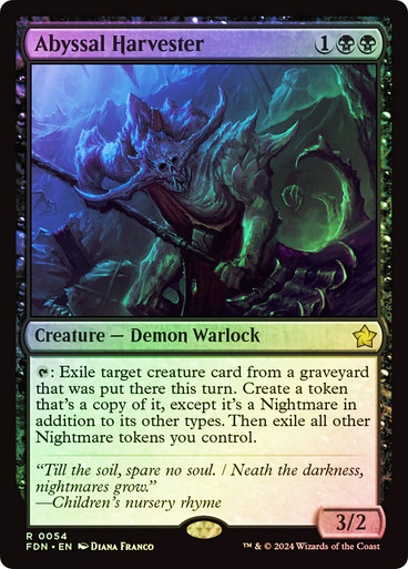 Abyssal Harvester FOIL promo