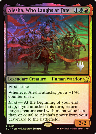 Alesha, Who Laughs at Fate FOIL (pr-p)