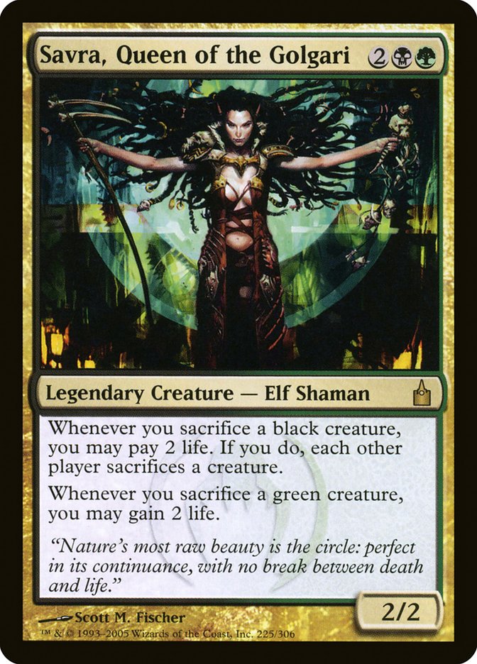 Savra, Queen of the Golgari (FR)