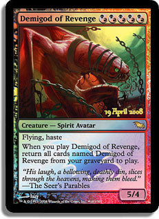 Demigod of Revenge FOIL prerelease