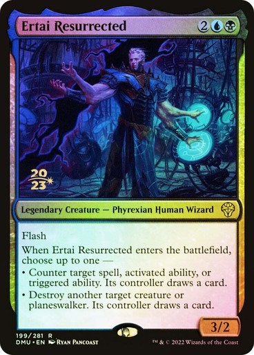 Ertai Resurrected FOIL prerelease