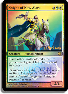 Knight of New Alara FOIL promo