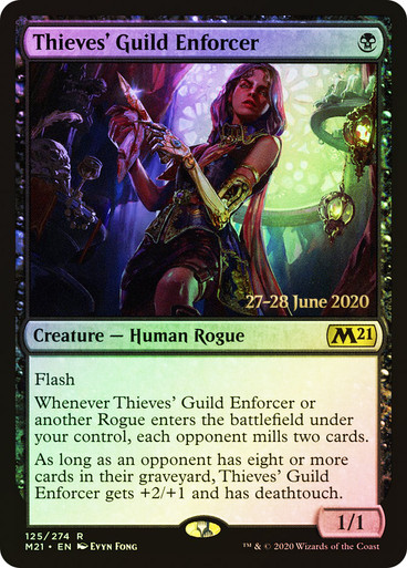 Thieves' Guild Enforcer (FOIL) (ru)  prerelease