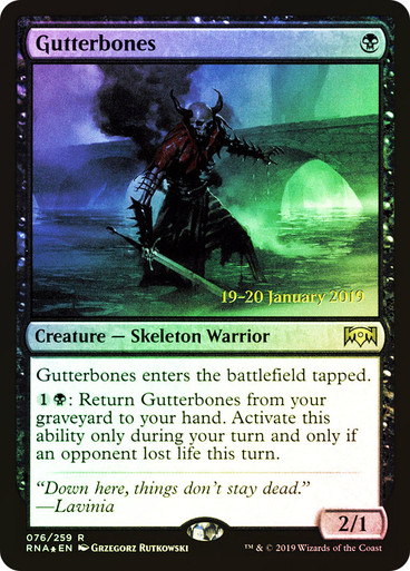 Gutterbones (RU) FOIL prerelease
