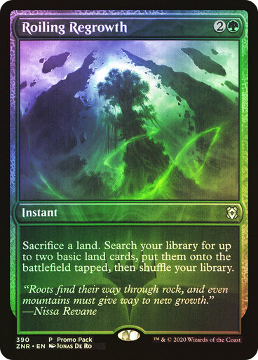 Roiling Regrowth FOIL promo (RU)