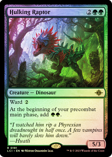 Hulking Raptor FOIL