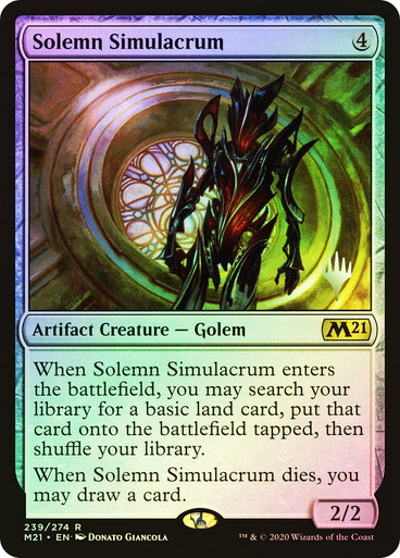 Solemn Simulacrum FOIL (pr-p) (RU)