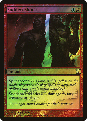 Sudden Shock FOIL promo