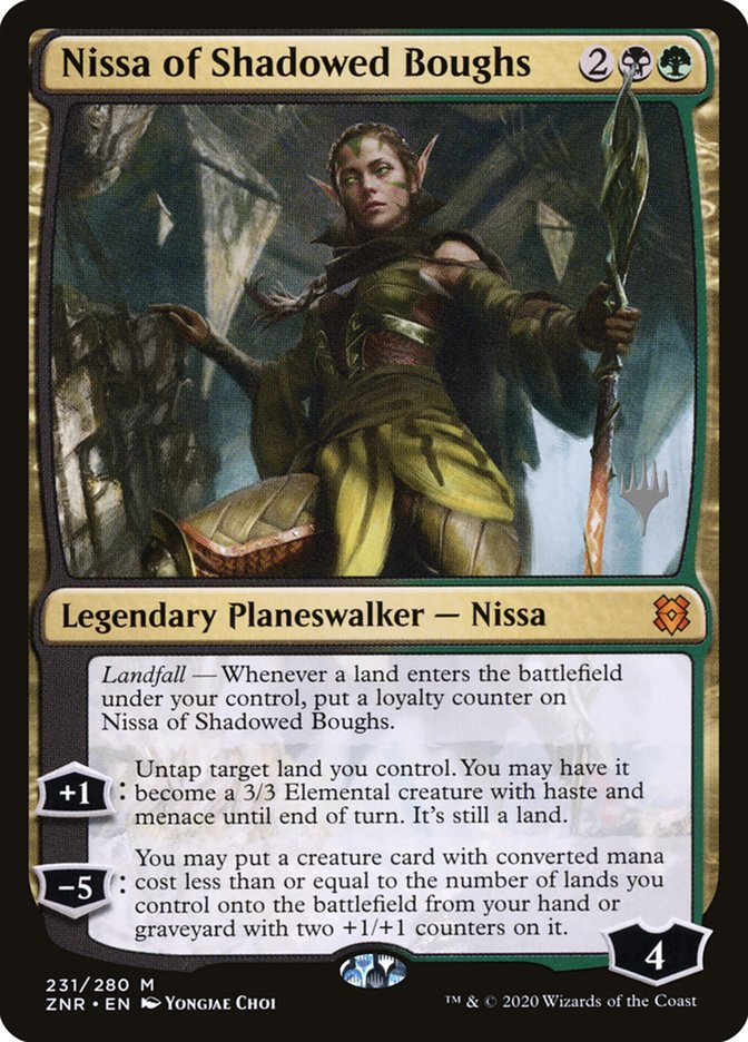 Nissa of Shadowed Boughs pr-p (RU)