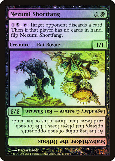Nezumi Shortfang // Stabwhisker the Odious FOIL