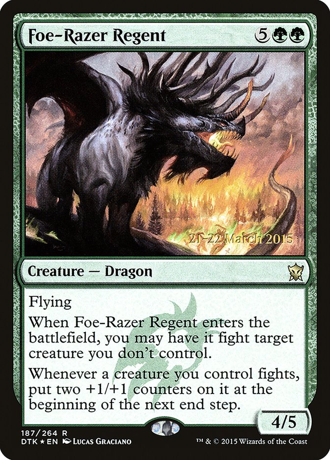 Foe-Razer Regent FOIL prerelease (RU)