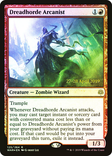 Dreadhorde Arcanist FOIL prerelease (RU)