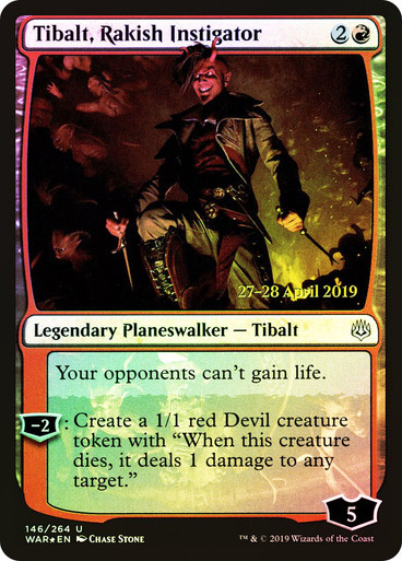Tibalt, Rakish Instigator FOIL prerelease (RU)
