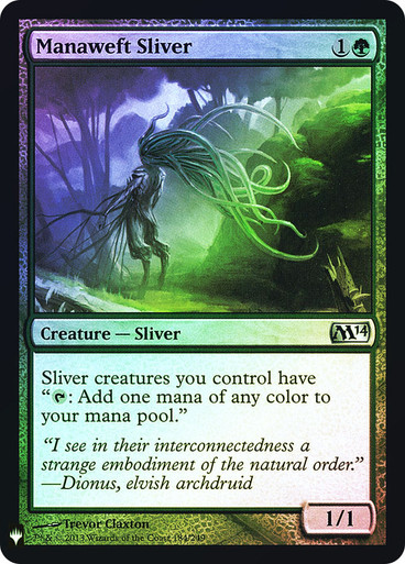 Manaweft Sliver FOIL