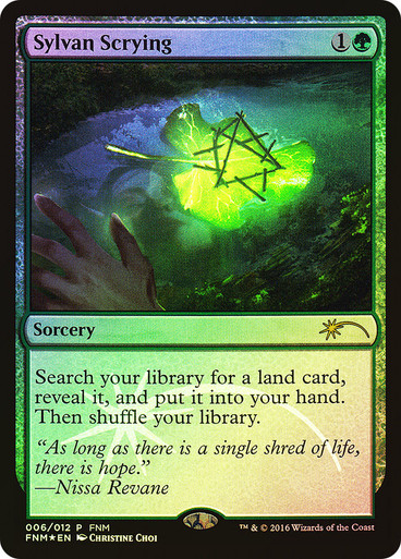 Sylvan Scrying FOIL (RU)