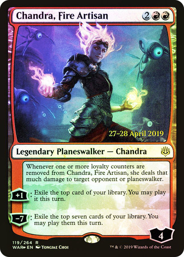Chandra, Fire Artisan FOIL prerelease (RU)