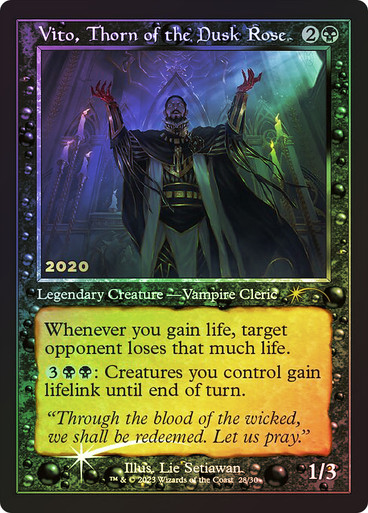 Vito, Thorn of the Dusk Rose FOIL promo