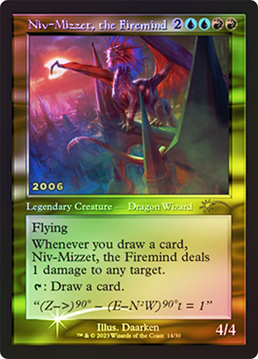 Niv-Mizzet, the Firemind FOIL promo
