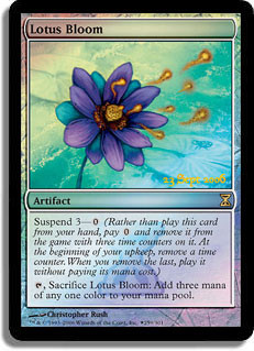 Lotus Bloom FOIL prerelease
