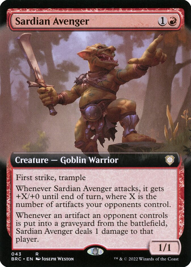 Sardian Avenger (Extended)