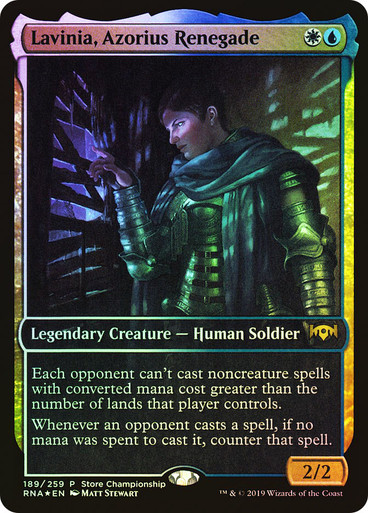Lavinia, Azorius Renegade FOIL promo (RU)