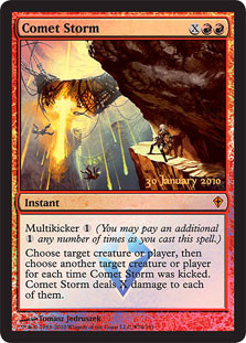 Comet Storm FOIL prerelease (ES)