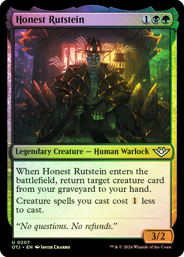 Honest Rutstein FOIL promo