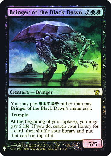 Bringer of the Black Dawn FOIL