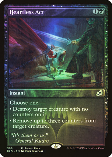 Heartless Act FOIL promo (FR)