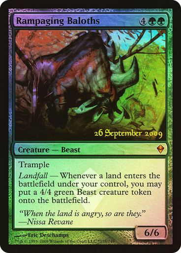 Rampaging Baloths FOIL prerelease (FR)