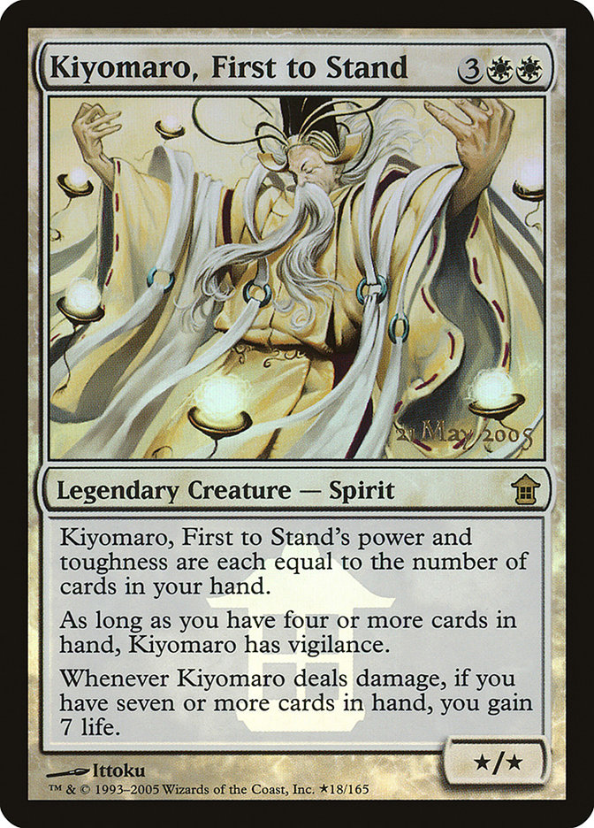 Kiyomaro, First to Stand FOIL prerelease