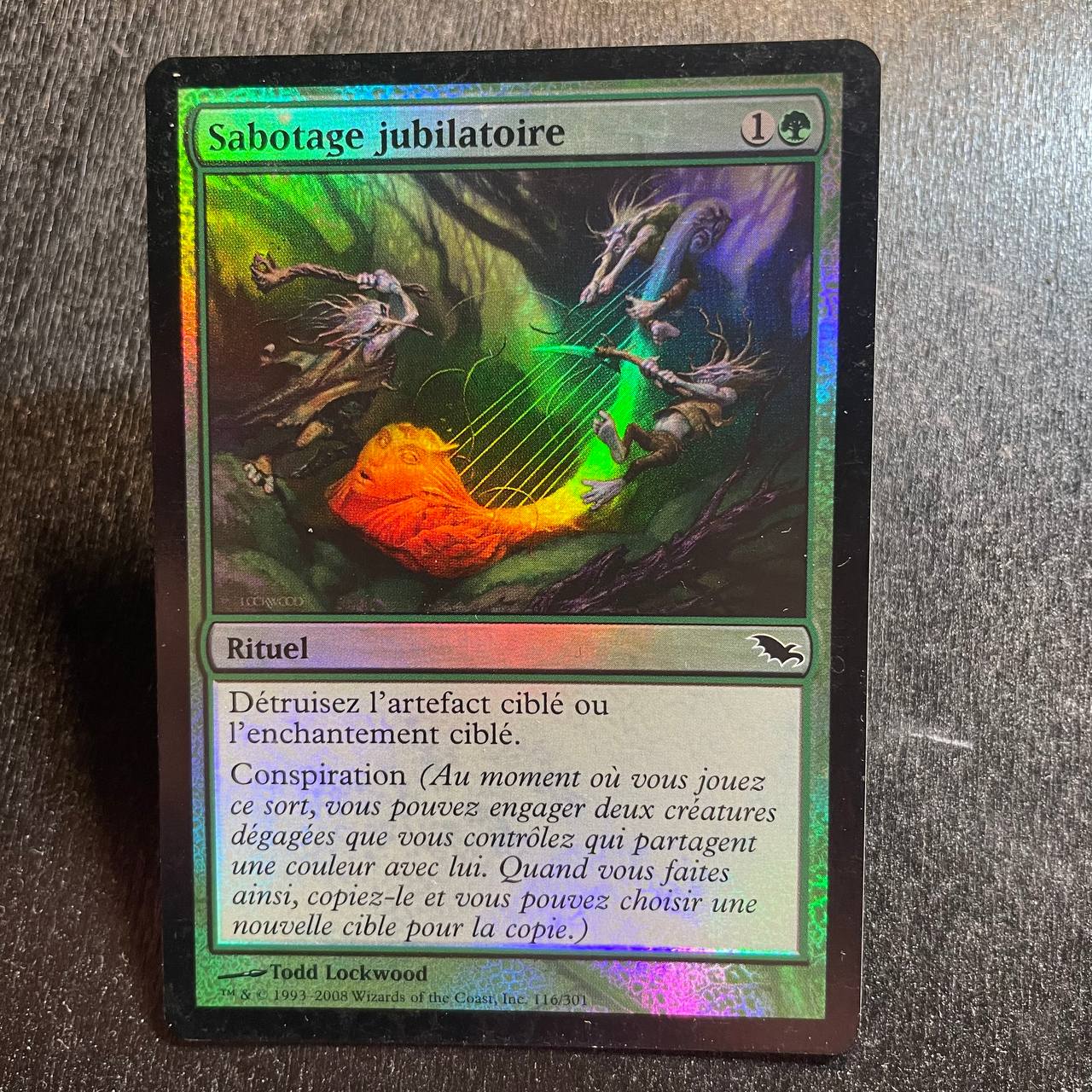 Gleeful Sabotage (FR) FOIL