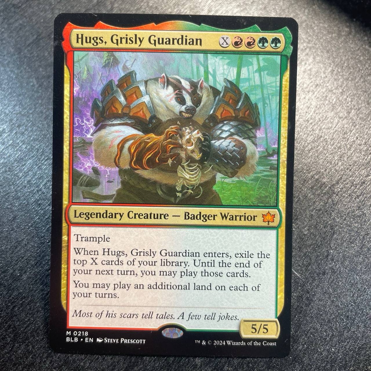 Hugs, Grisly Guardian