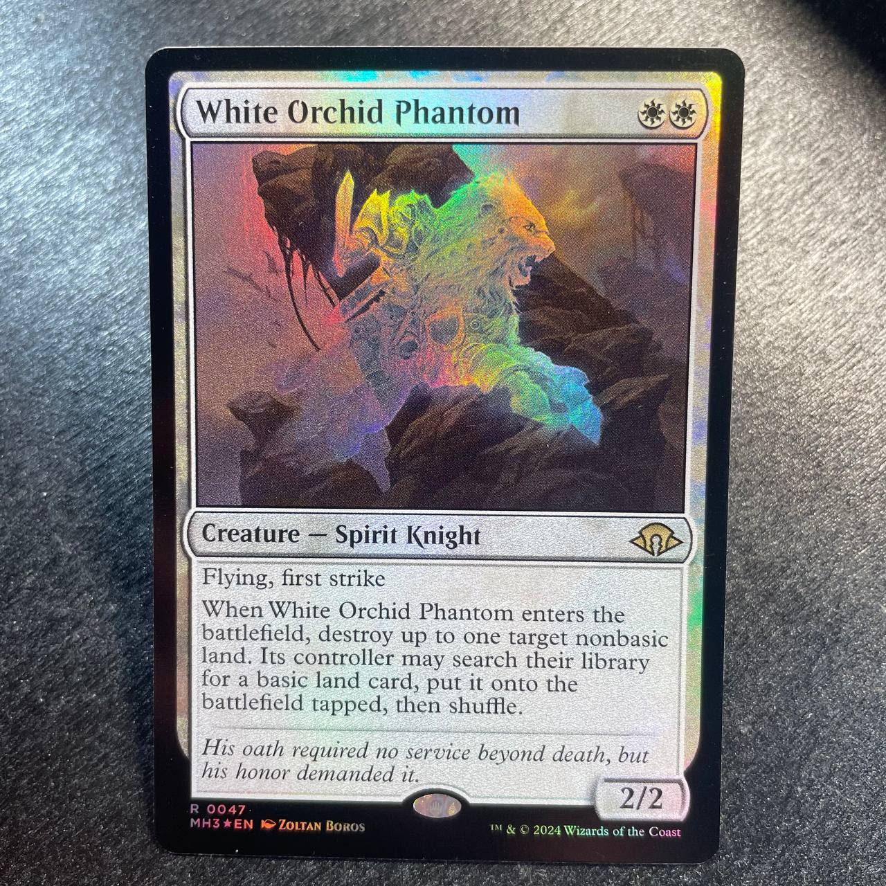 White Orchid Phantom FOIL